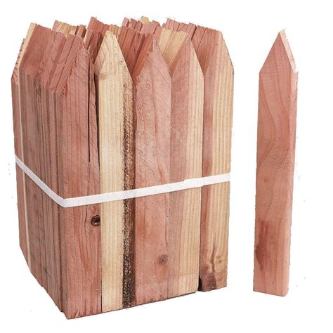 wooden stakes home depot
